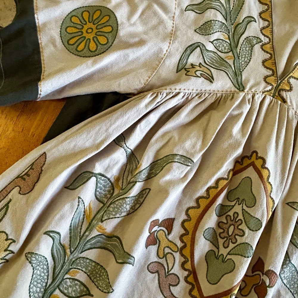 Bohemian Embroidered Tunic or Mini Dress - Darling! - Picture 4 of 5